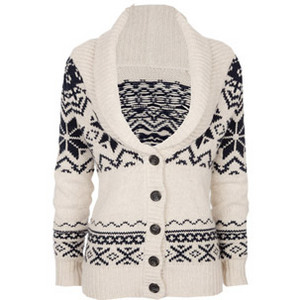 Soul Cal Deluxe Snowflake Cardigan