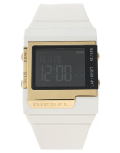 часы Diesel Gold Plated Acrylic Strap Watch