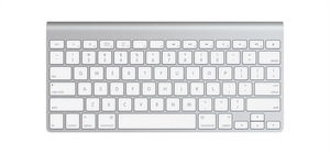 Apple Wireless Keyboard White Bluetooth (MC184)