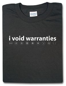 футболка i void warranties, р-р М