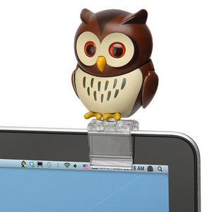 usb robot owl коричневая