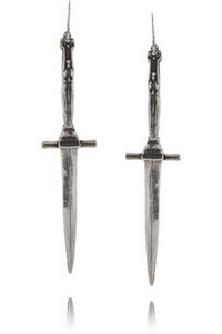 Pamela Love Dagger sterling silver earrings