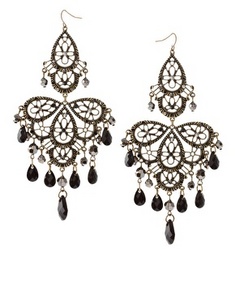 ASOS Statement Vintage Style Cutout Earrings