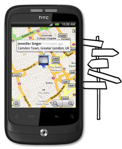 коммуникатор HTC Wildfire