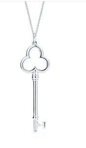 Tiffany Keys Trefoil key pendant