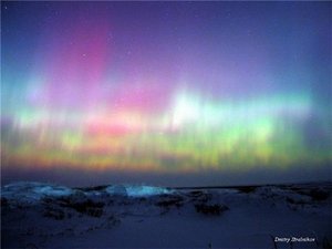 увидеть северное сияние