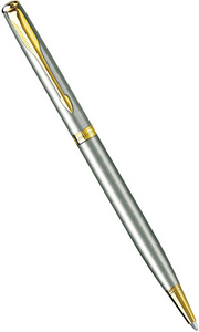 Ручка Parker (Паркер) “Sonnet” Slim Stainless Steel СТ