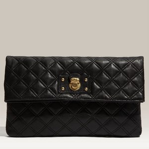 MARC JACOBS 'Eugenie - Large' Quilted Leather Clutch