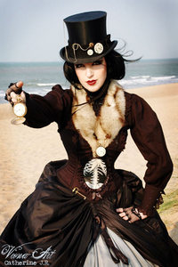 steampunk dress