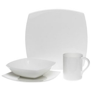 Mikasa Elegance White 4-Piece Place Setting