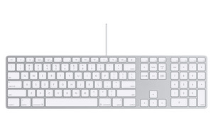 Apple MB110 Wired Keyboard White USB