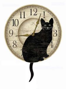 часы с котом