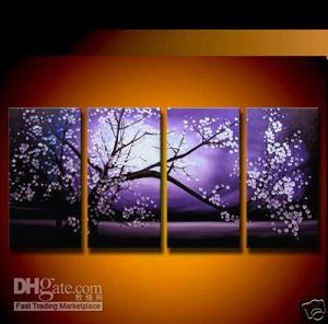 MODERN ABSTRACT HUGE CANVAS WALL ORNAMENTS OIL PAINTING