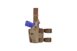 Safariland SLS Tactical Holster - STX FDE Brown, Right 6004-77-551