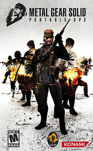 3 PSP Metal Gear Solid: Portable Ops