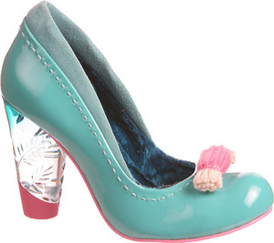 туфли Irregular Choice Tickling Loris мятного цвета 4.5UK6.5USA