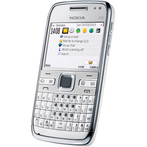 Nokia E72 Navi, Zirсon White