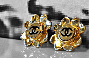 серьги chanel