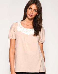 Vero Moda Contrast Trim Top