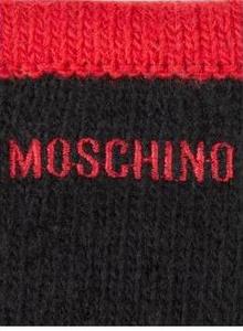 перчатки и шарф moschino