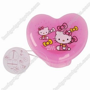 Hello Kitty Heart Shape Medicine Pill Storage Case Container Box