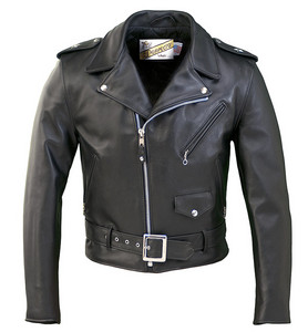 One Star Perfecto Leather Motorcycle Jacket 613 Size 44