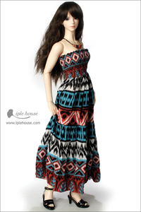 EID_woman Ethnic long one-piece