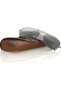 Ray Ban Mirrored aviator metal sunglasses