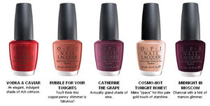 Лаки ОПИ или ОРЛИ  красивых цветов