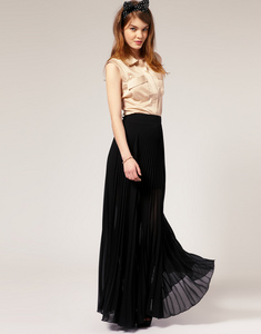 ASOS Pleated Maxi Skirt