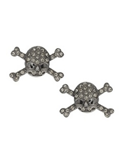 Vivienne Westwood Diamante Skull Cufflinks