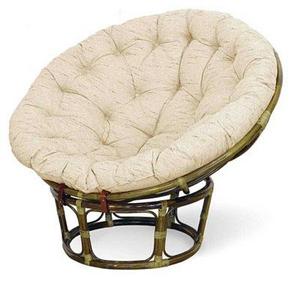 a round armchair