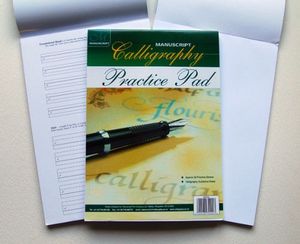 Manuscript Calligraphy Practice Pad  Calligraphy Guideline Sheet (2 шт)