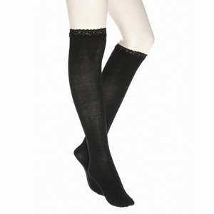 black knee-high stockings