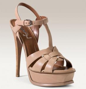 Tribute patent-leather sandals