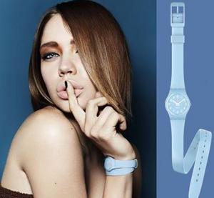 swatch которые в два оборота. цвета арктик си