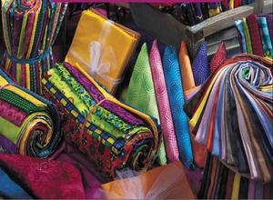 необычные яркие  ткани для пошива платьев