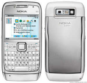 Nokia e71 white