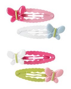 Butterfly Snap Clip Four-Pack