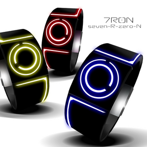 Tron-inspired LED Watch