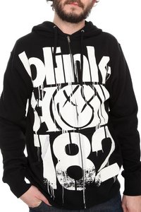 Blink-182 Drip Logo Zip-Up Hoodie