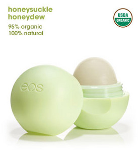 eos lip balm honeysuckle honeydew