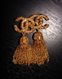 chanel vintage earrings.