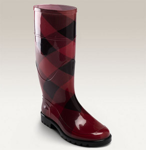 Burberry rubber boots