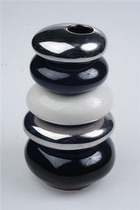 Ваза декоративная "Мокрая галька"