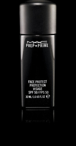 база для лица с защитой от солнца SPF 50 от MAC "prep+prime face protect SPF 50"