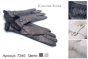 черные кожаные перчатки