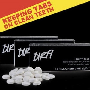 lush dirty toothy tabs