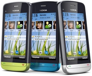 Nokia C5-03 зеленый