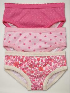 Floral underwear (3-pack)